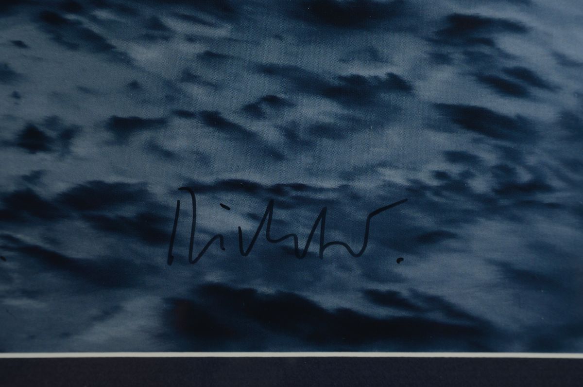 Detail a: Gerhard Richter, geb. 1932, "See-See", 2007, Farboffset-Lithografie handsigniert, ca. 60 x 60 cm, unter Glas, Rahmen: 85 x 85cm