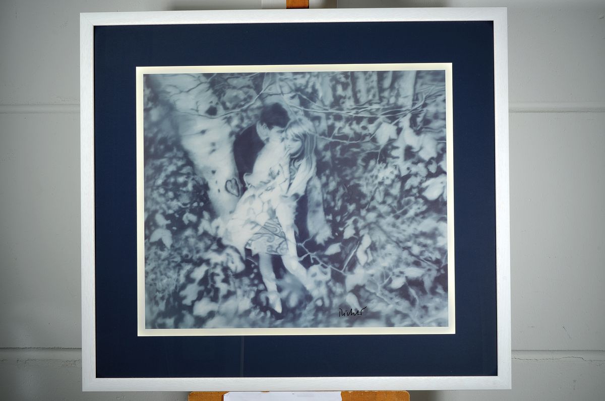 Detail k: Gerhard Richter, geb. 1932, "Lovers in the Forest" 1995, Herausgeber : The Israel Museum Tel Aviv, Jerusalem, 1995 handsigniert, lim. ...