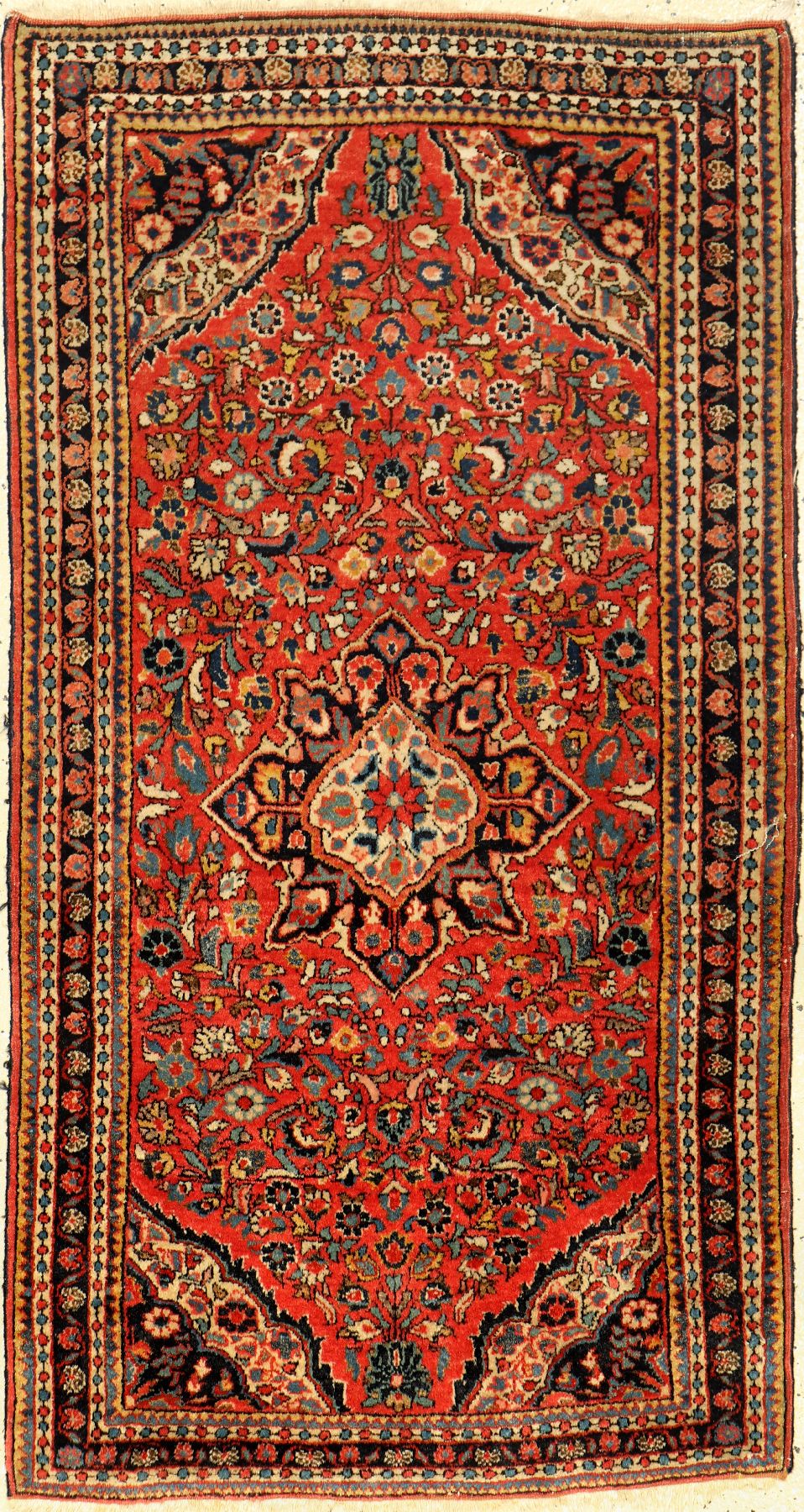 Sarogh (US Re-Import) alt, Persien, um 1930, Korkwolle, ca. 122 x 65 cm, EHZ: 2
