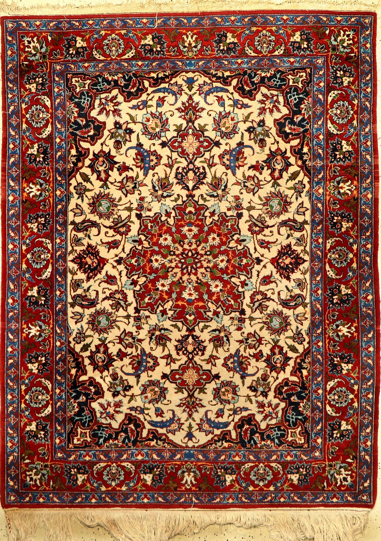Nadjafabad alt, Persien, ca. 60 Jahre, Wolle auf Baumwolle, ca. 158 x 136 cm, EHZ: 2