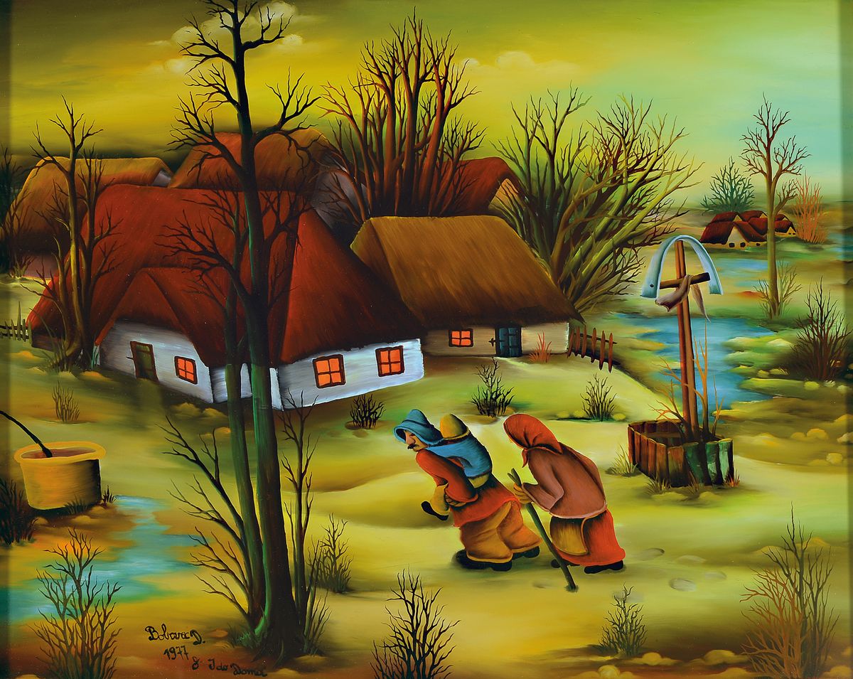 Dragan Bobovec, geb. 1950 Gola/Kroatien, bekannter Vertreter der naiven Kunst, verzeichnet in N. Tomasevic: Yugoslav Naive Art, zahlreiche auch ...