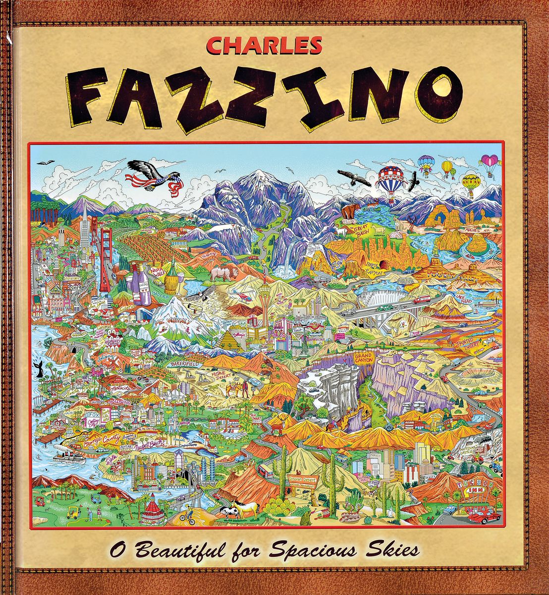 Charles Fazzino , Buch, Zeichung im Buch, handsign.,num. 22/200, ca. 31x29 cm