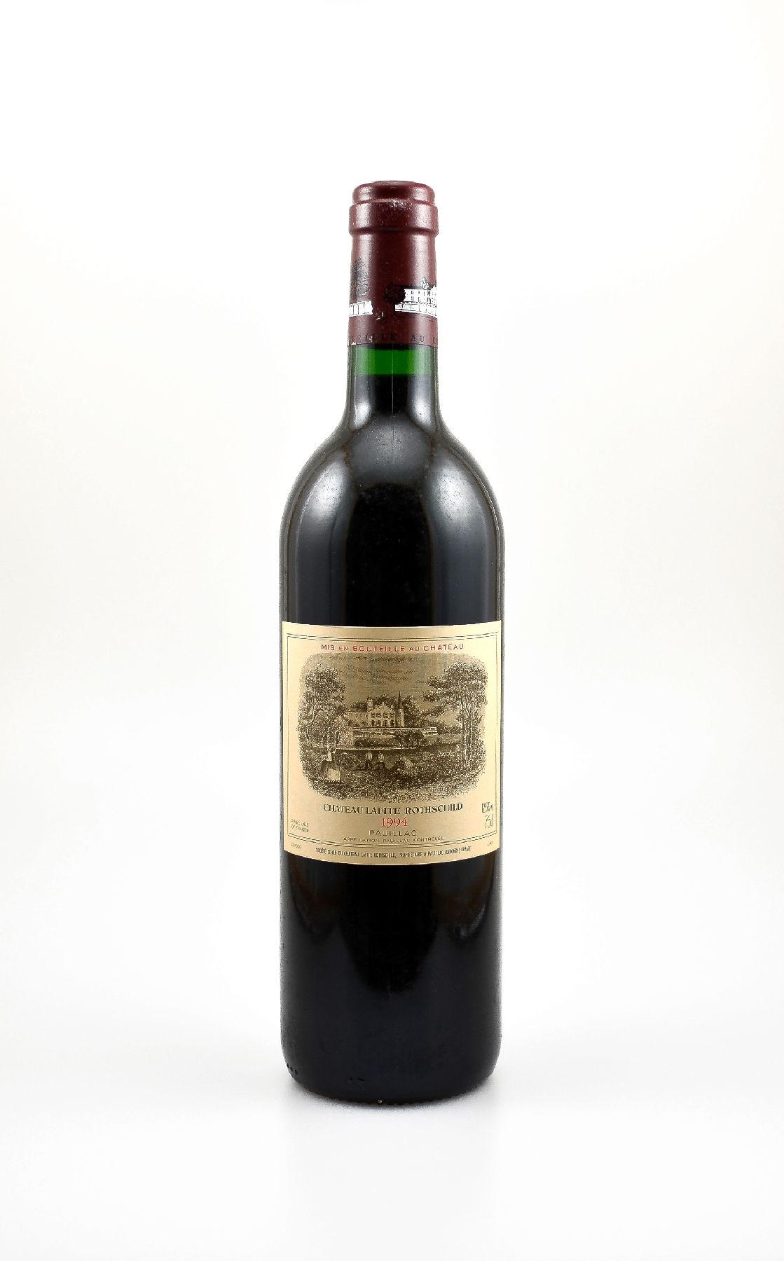 1 Flasche 1994 Chateau Lafite Rothschild, Pauillac, Premier Grand Cru Classe, ca. 75 cl,12,5 % Vol., Füllstand: into neck, hervorragender ...