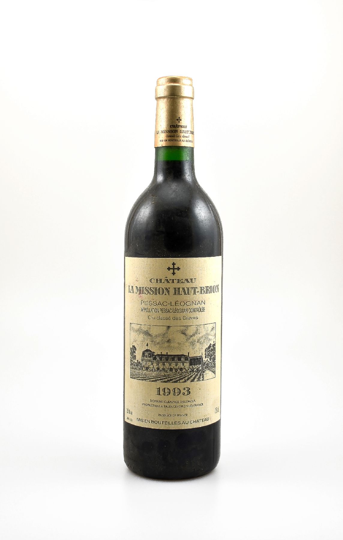 2 Flaschen 1993 Chateau La Mission Haut-Brion, Pessac-Leognan, Cru Classe des Graves, je ca. 75 cl, 12,5 % Vol., Füllstände: je intoneck, gute ...