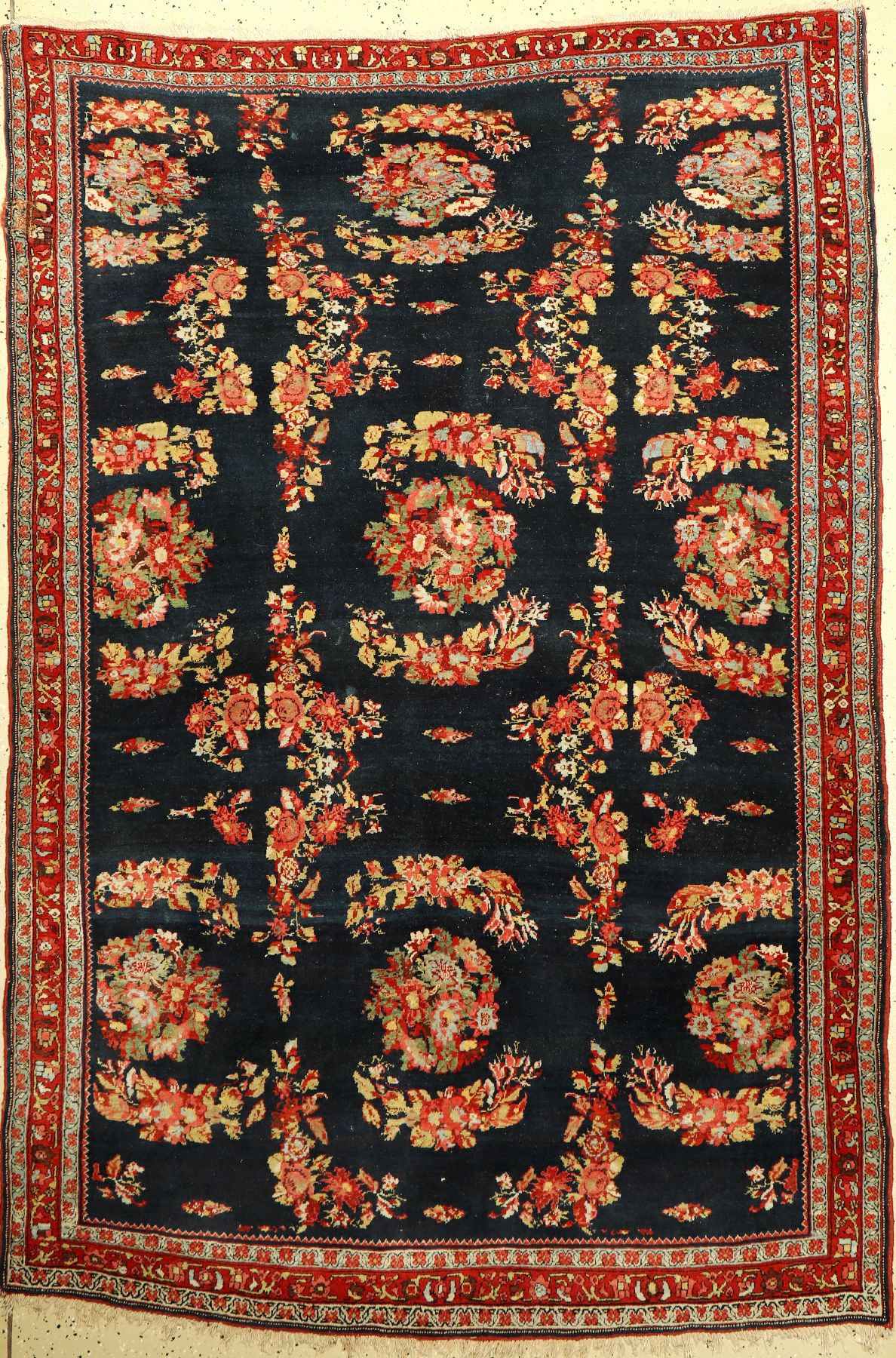Feiner Bidjar alt, Persien, (Golfarang Muster), um 1920, Korkwolle, ca. 220 x 148 cm,feine Qualität, Naturfarben, EHZ: 3 (eine Seite verkürzt)