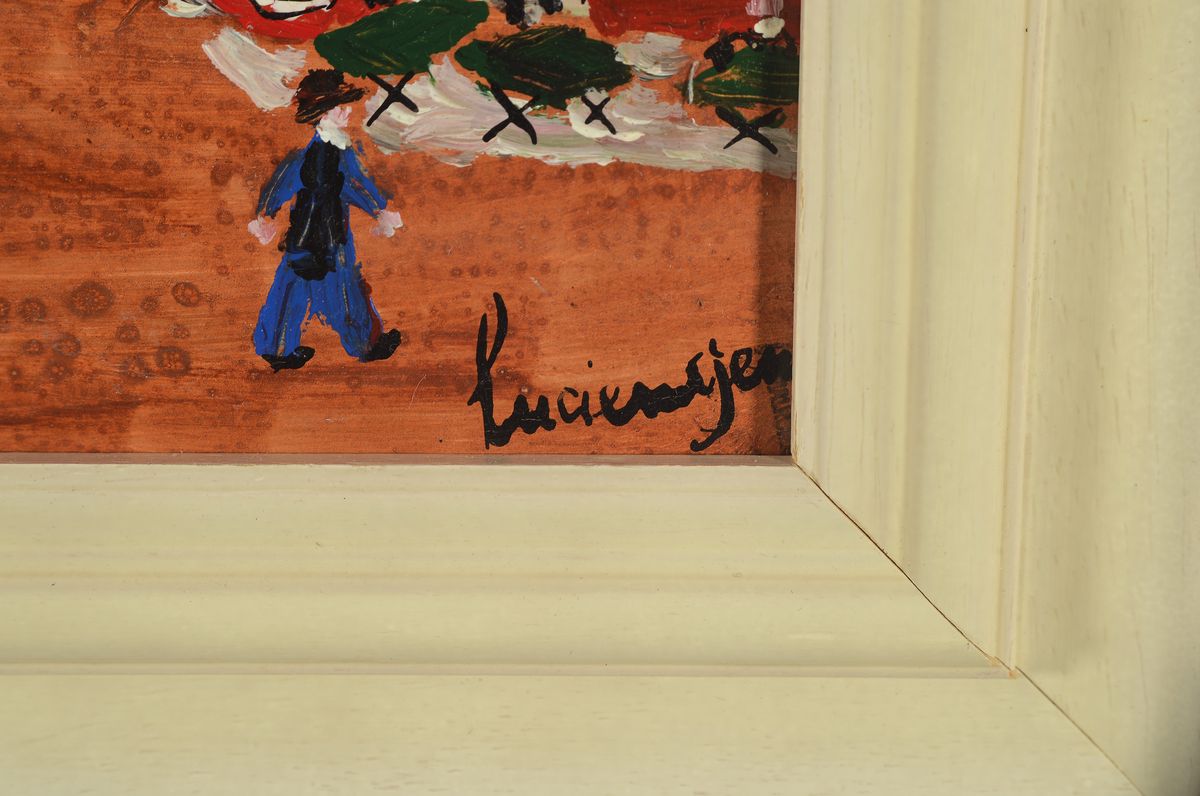 Detail a: Lucien Genin, 1894-1953, Öl/Lwd, sign., R., gesamt ca. 30x34 cm