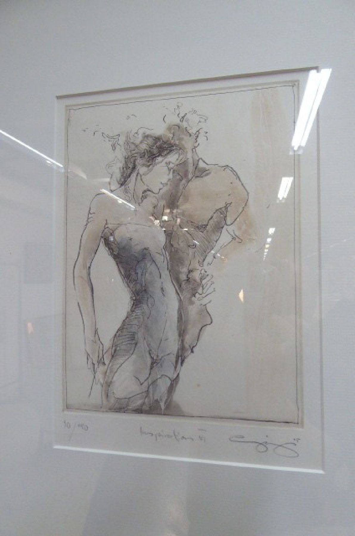 Detail j: Jürgen Görg, geb. 1951 Dernbach/Westerwald, drei Farbradierungen, drei Aktdarstellungen, alle drei num. und bezeichnet: Sitzende e.a. XVIII/XX, b. ...