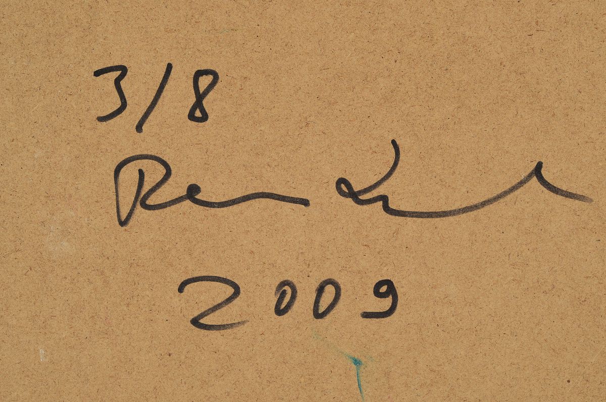 Detail a: Roman Klonek, geb. 1969 Katowice/Poland, Farbholzschnitt, Titel: New in Town, verso sign., num. 3/8 und dat. 2009, ca. 66x49 cm