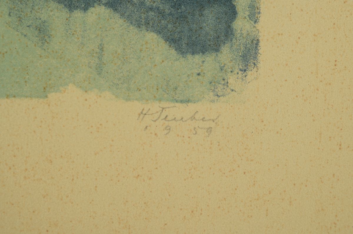 Detail c: Hermann Teuber, Dresden 1894 - 1985 München, Schmetterlingsflug I,II und III, drei Lithographien, alle handsigniert und num. 39/100, handsigniert ...