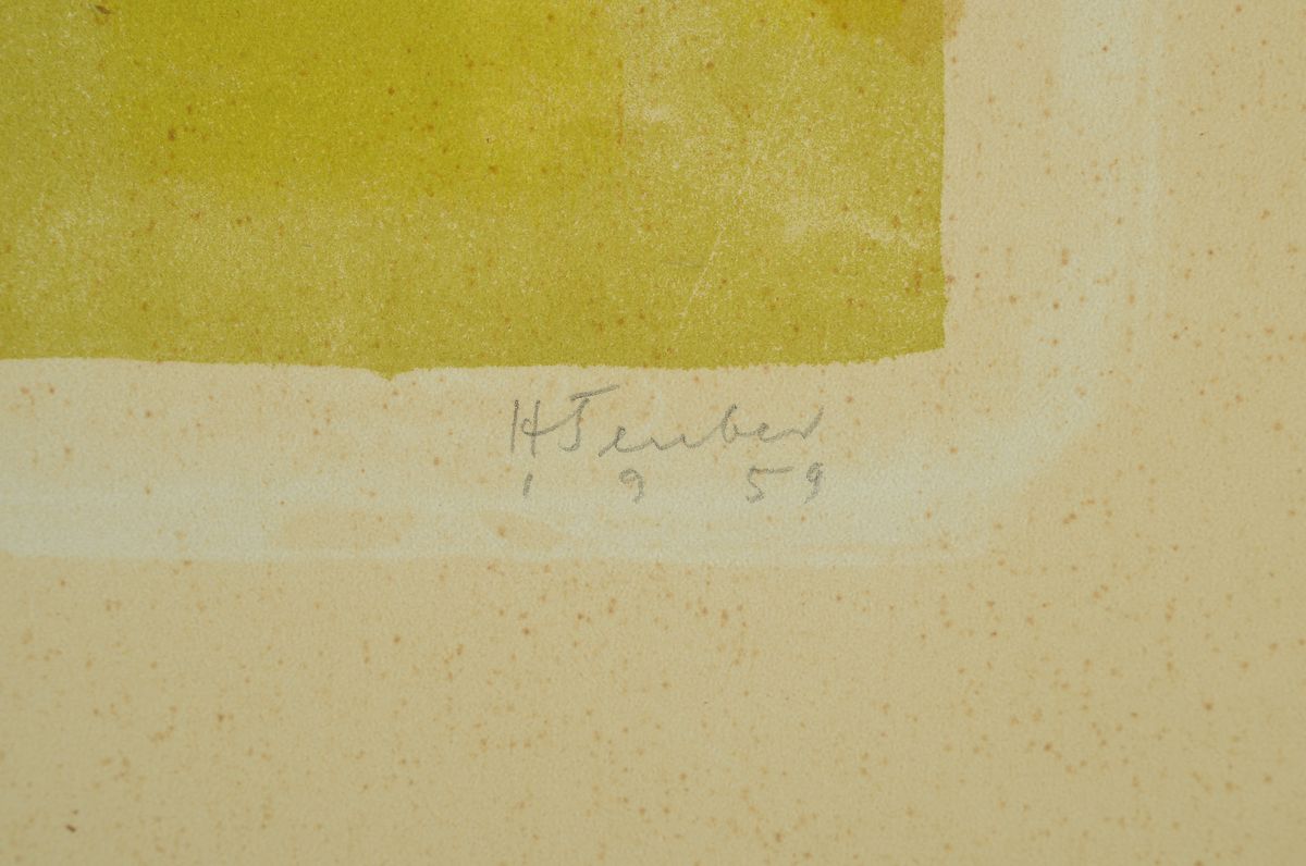 Detail d: Hermann Teuber, Dresden 1894 - 1985 München, Schmetterlingsflug I,II und III, drei Lithographien, alle handsigniert und num. 39/100, handsigniert ...