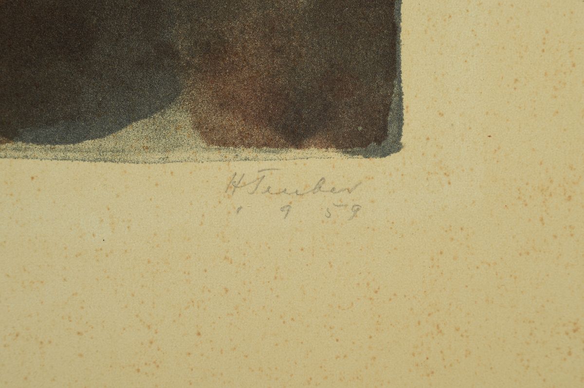 Detail e: Hermann Teuber, Dresden 1894 - 1985 München, Schmetterlingsflug I,II und III, drei Lithographien, alle handsigniert und num. 39/100, handsigniert ...