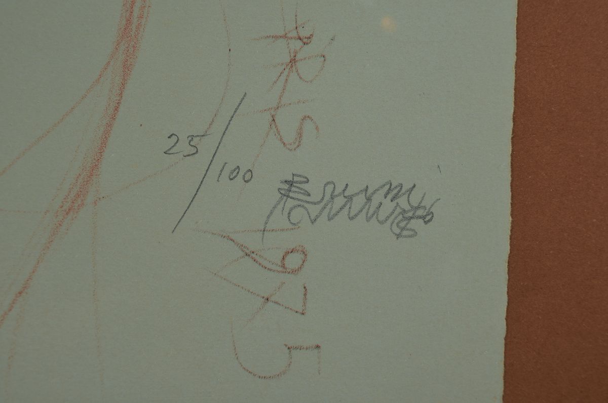 Detail a: Bruno Bruni, geb. 1935 Gradara/Italien, Medusa, Farblithographie von 1975, handsign. und num, 25/100, ca. 65x50cm, u.Gl., R.