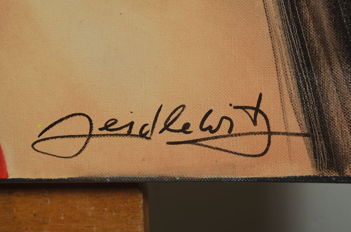 Detail a: Doris Zeidlewitz, geb. 1959, Studium der "Freien Malerei" an der Kunstakademie, Städel,Frankfurt und an der Hochschule für Gestaltung, ...