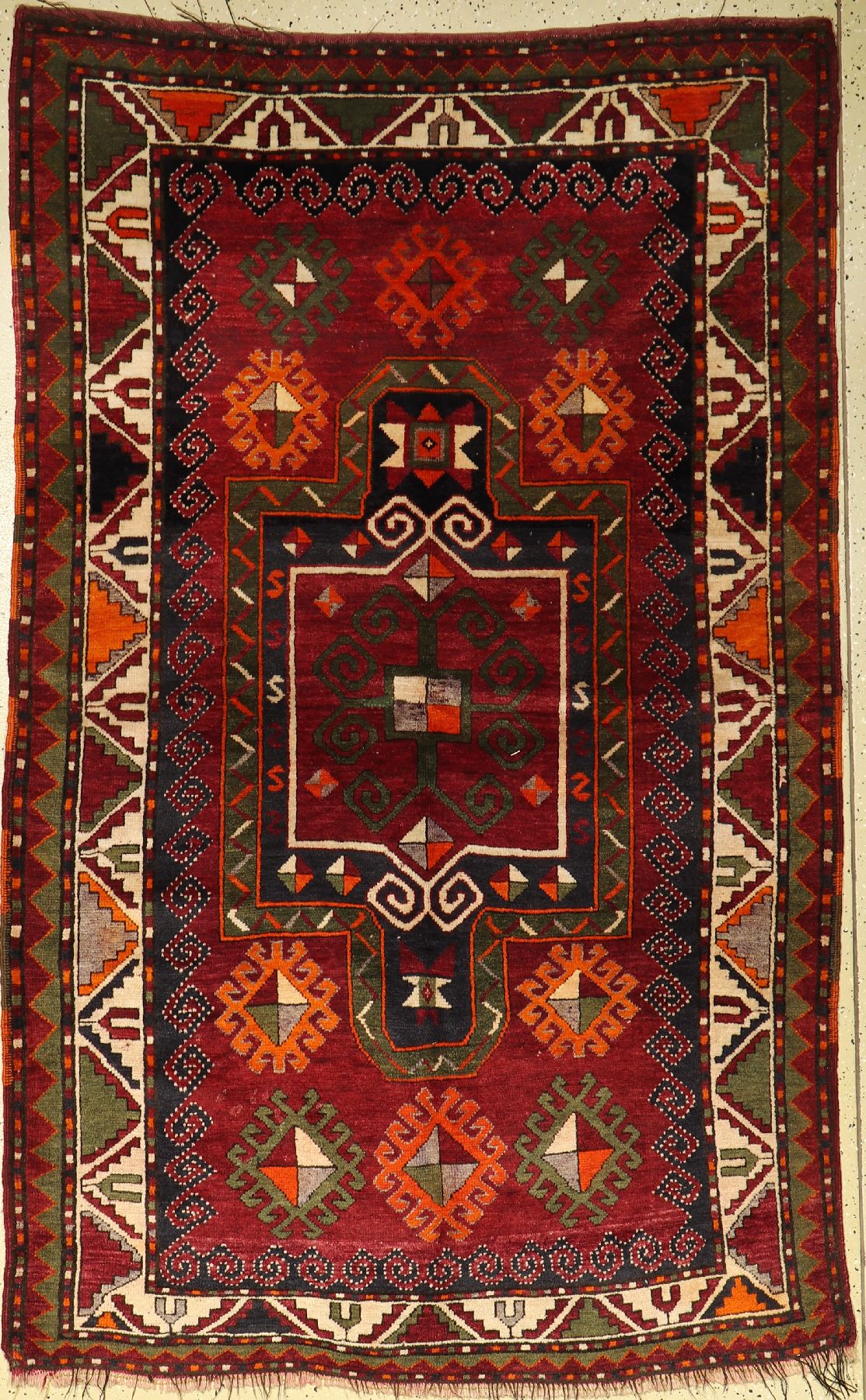 Kazak, Kaukausus, um 1930, Wolle auf Wolle,ca. 215 x 135 cm, EHZ: 2