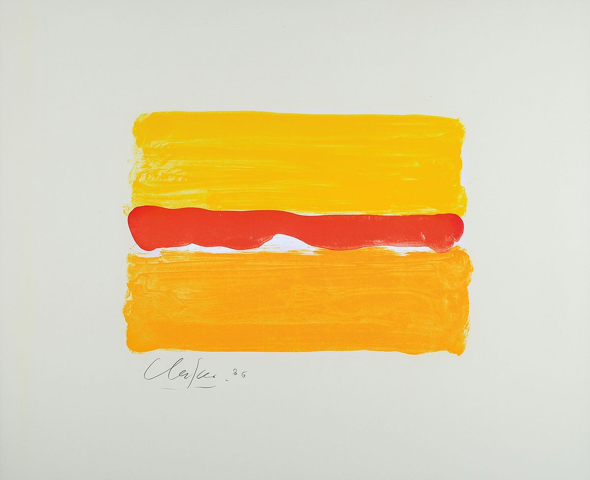 Günther Uecker, geb. 1930, Lithographie auf Papier, handsigniert und dat. 84, 49 x 59.5 cm, Rahmen 72.5 x 84 cm