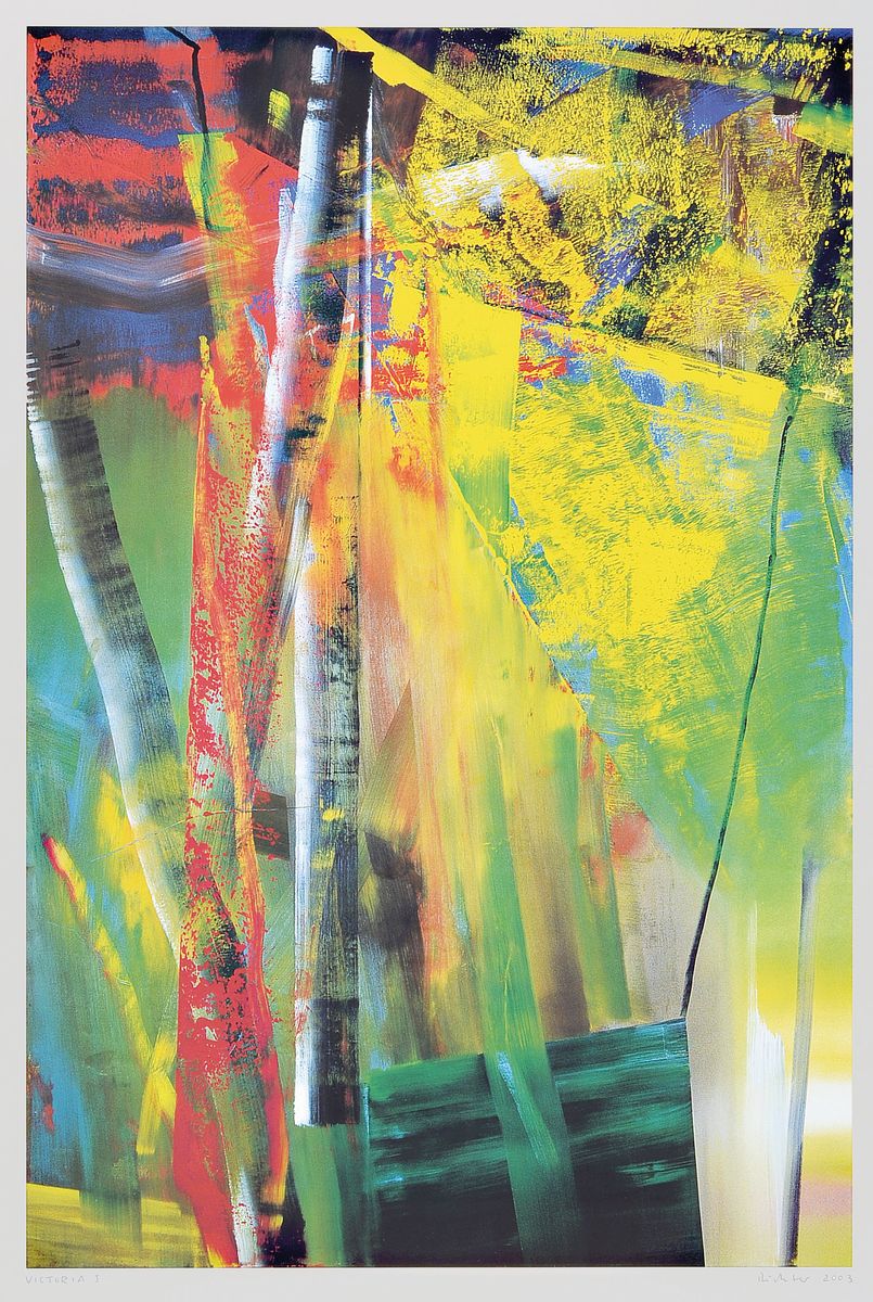 Gerhard Richter, geb. 1932, Viktoria I, Farboffset auf Karton, drucksigniert, Edition: Achenbach Art Edition Düsseldorf, für die Versicherung ...