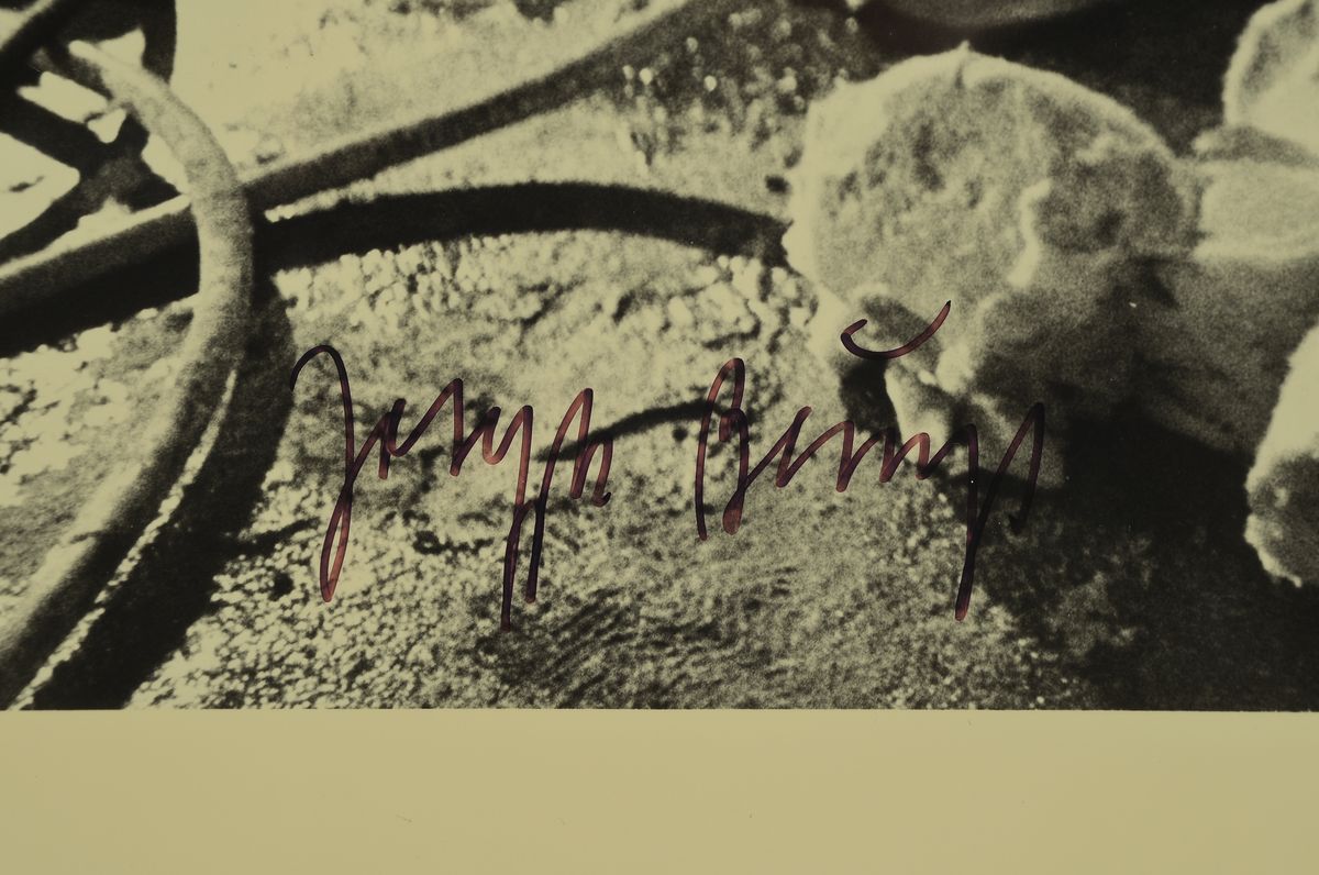 Detail a: Joseph Beuys,1921-1986, Fotografie, Gelatinesilberabzug, ca. 40.5 x 30.5 cm, Rahmen 42 x 52 cm, rückseitig num. 30/36, fotografiert von werner ...