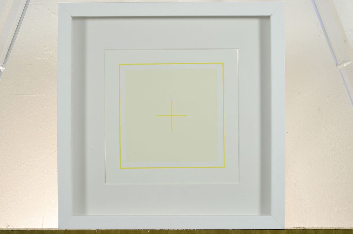 Detail k: Antonio Calderara, 1903 - 1978, komplette Folge von 6 Siebdrucken auf Papier, alle verso monogrammiert, alle gleich gerahmt, ca. 21x 19.5 cm, Rahmen: ...