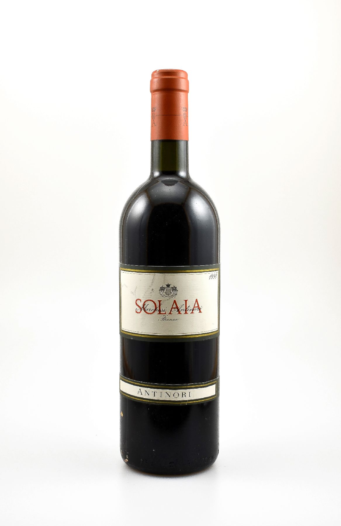2 Flaschen 1998 Marchesi Antinori Solaia, Toscana, IGT, je ca. 75 cl, 13,5 % Vol., Füllstände: je ca. into neck, Etiketten l. beschmutzt, ...