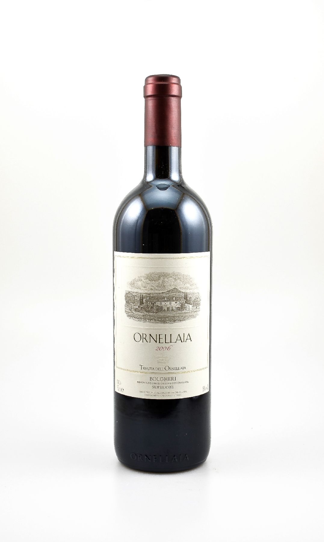6 Flaschen 2006 Ornellaia, Bolgheri Superiore, Toscana, je 75 cl, 13 % Vol., Füllstände: je ca. into neck, hervorragende Erhaltungszustände, ...