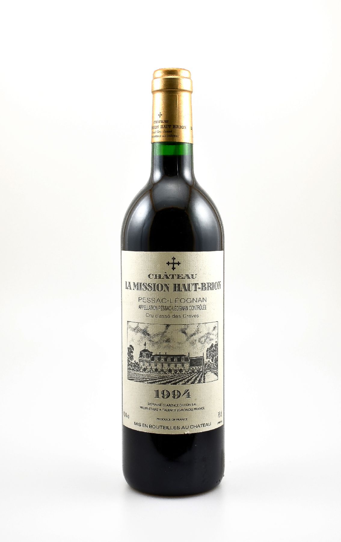 1 Flasche 1994 Chateau La Mission Haut-Brion, Pessac-Leognan, Cru Classe de Graves, ca. 75 cl, 12,5 % Vol., Füllstand: into neck, hervorragender ...
