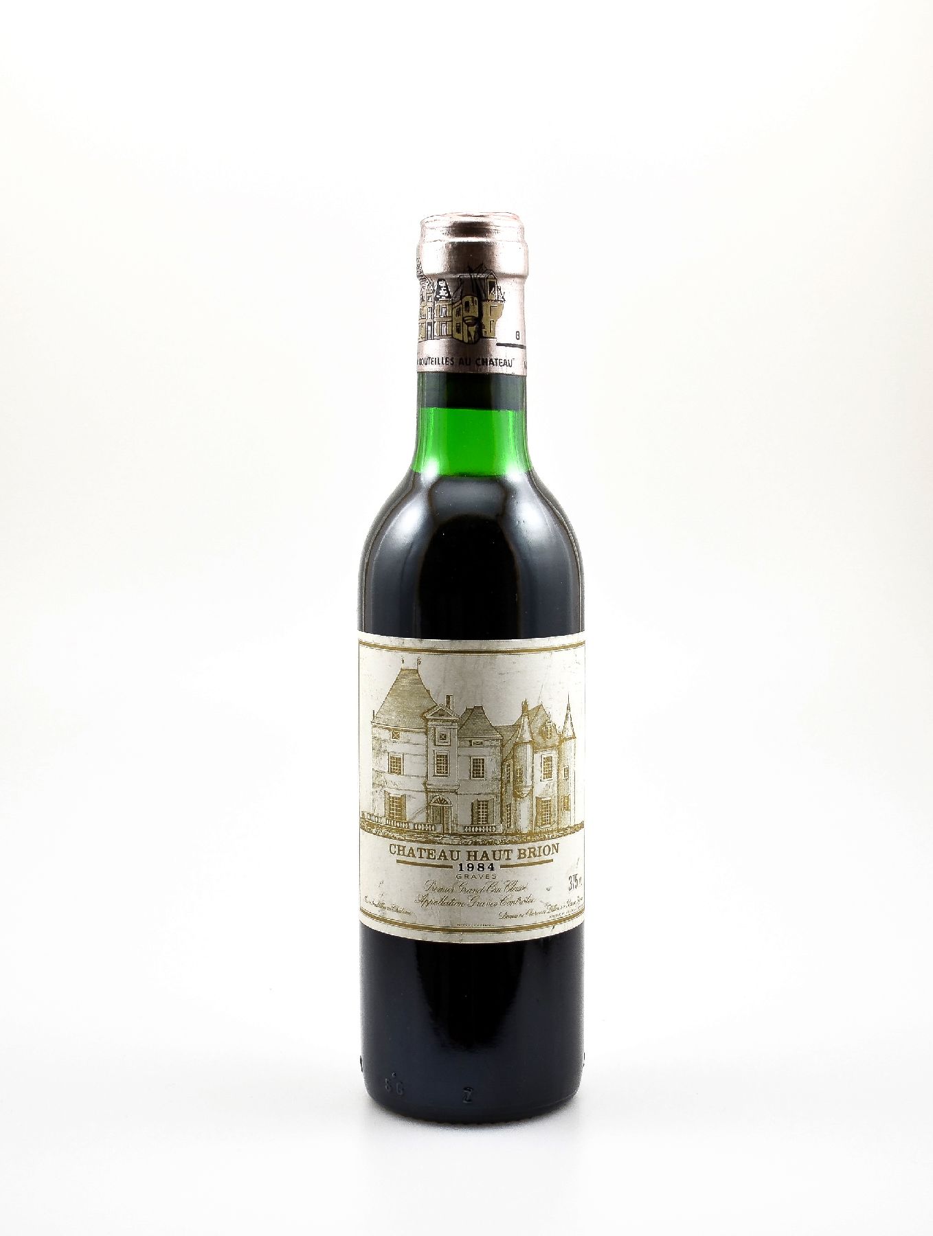 1 halbe Flasche 1984 Chateau Haut-Brion, Pessac-Leognan, Premier Grand Cru Classe, ca. 37,5 cl, Füllstand: ca. top shoulder, unverkostet, ...