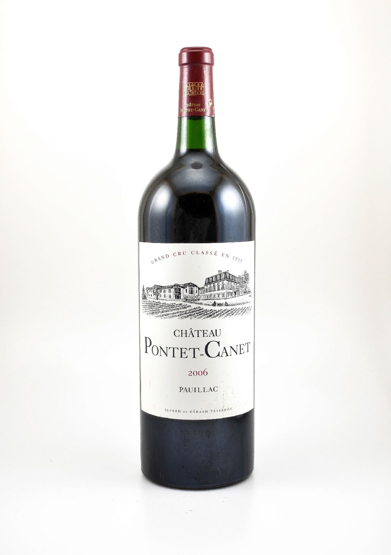 1 Magnumflasche 2006 Chateau Pontet-Canet, Pauillac, Grand Cru Classe, ca. 150 cl, 13 % Vol., hervorragender Erhaltungszustand, unverkostet, 95 ...