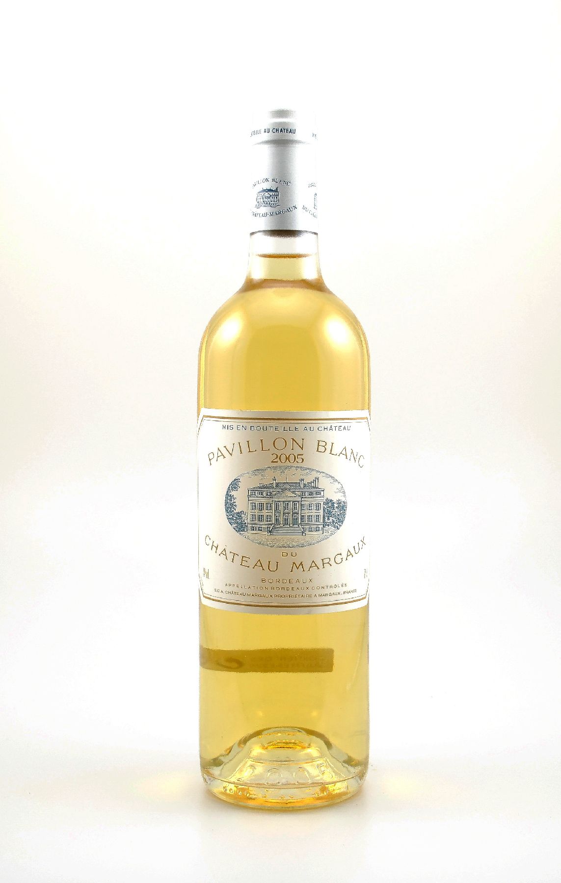 2 Flaschen 2005 Pavillon Blanc du Chateau Margaux, Margaux, je 75 cl, 14 % Vol., Füllstände: je into neck, hervorragende Erhaltungszustände, ...