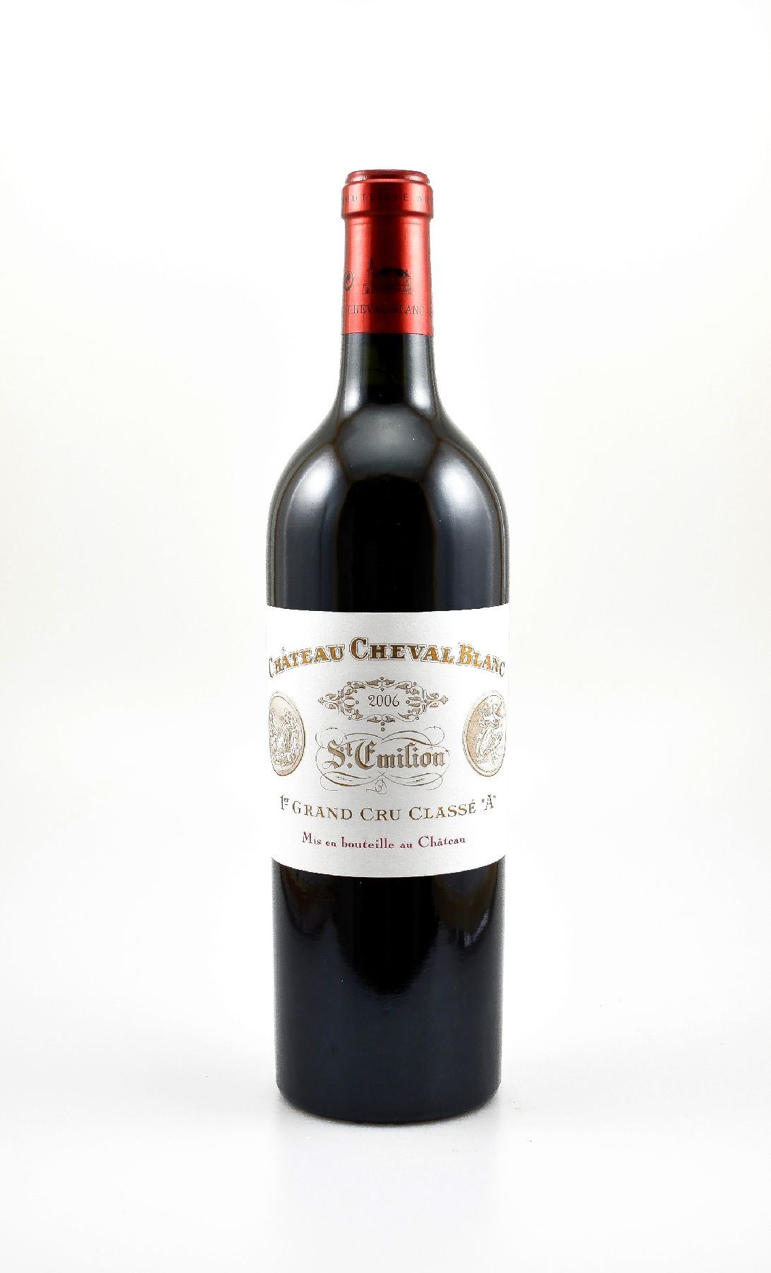 6 Flaschen 2006 Chateau Cheval Blanc, Saint-Emilion, 1er Grand Cru Classe "A", je 75 cl, 14 % Vol., Füllstände: je into ...