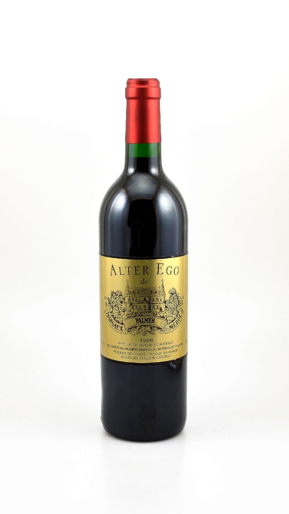 2 Flaschen 1998 Alter Ego de Palmer, Margaux, 2. Wein von Chateau Palmer, je ca. 75 cl, 12,5 % Vol., Füllstände: je into neck, sehr gute ...