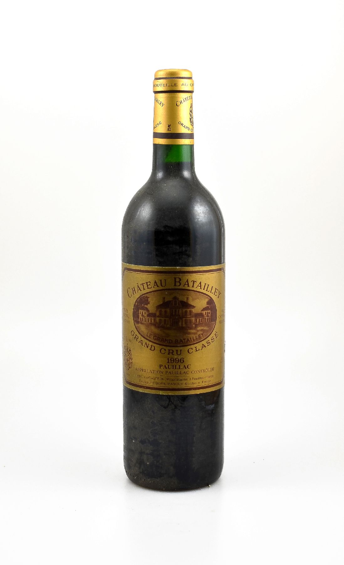 3 Flaschen 1996 Chateau Batailley, Pauillac, Grand Cru Classe, je ca. 75 cl, 12,5 % Vol., Füllstände: je ca. into neck, gute Erhaltungszustände, ...