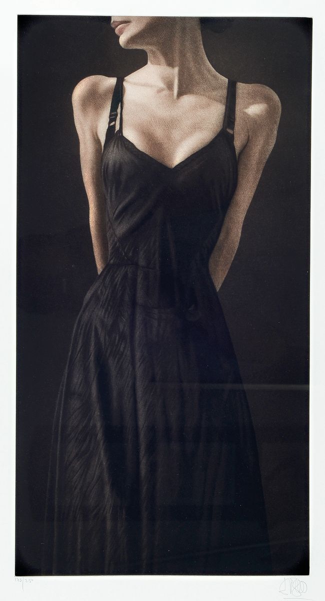 Willi Kissmer, 1951-2018, Stehende, Farblithographie, handsigniert, num. 173/250, ca. 57x30cm, PP, u.Gl., R. ca. 89x57cm