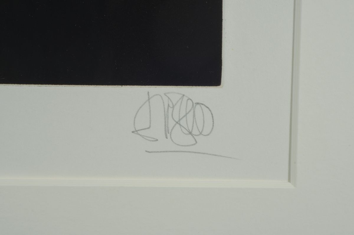 Detail a: Willi Kissmer, 1951-2018, Stehende, Farblithographie, handsigniert, num. 173/250, ca. 57x30cm, PP, u.Gl., R. ca. 89x57cm