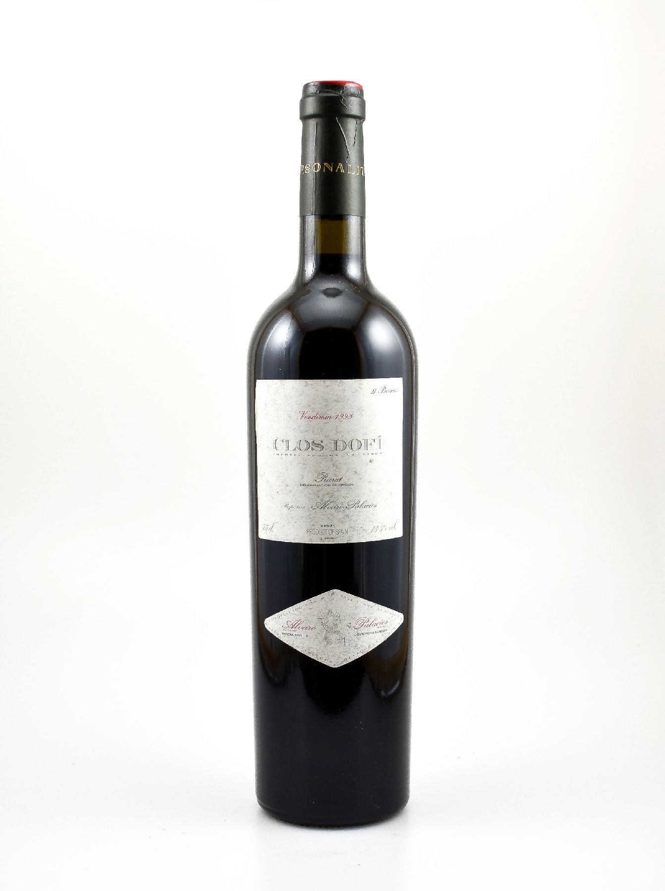 3 Flaschen 1993 Alvaro Palacios Finca Dofi, Priorat, je ca. 75 cl, 13,5 % Vol., Füllstände: je into neck, sehr gute Erhaltungszustände, ...
