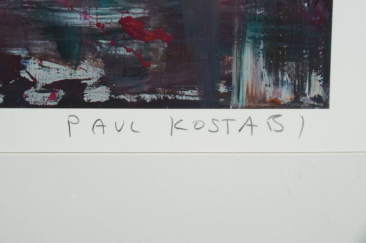 Detail a: Paul Kostabi, geb. 1962, Farbsiebdruck, handsigniert, num. 18/75, ca. 34.5x48cm, PP, u.Gl., R. ca. 55x76cm