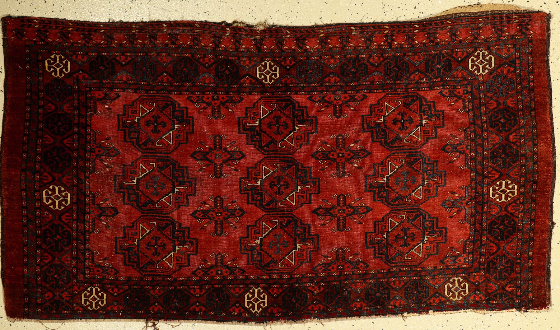 Ersari Tchowal, Turkmenistan, ende 19. Jhd,Wolle auf Baumwolle, ca. 164 x 90 cm, EHZ: 4