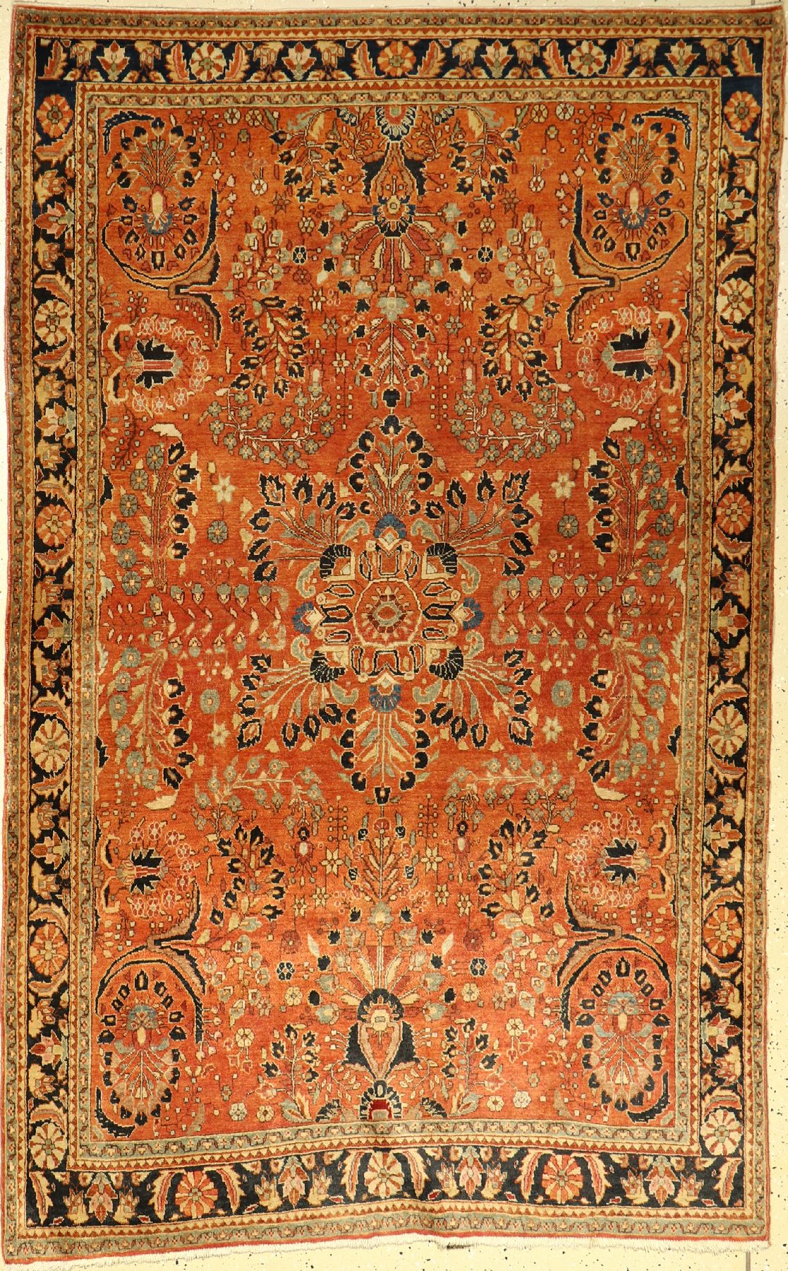 Sarogh alt, Persien, ca. 60 Jahre, Wolle auf Baumwolle, ca. 205 x 130 cm, EHZ: 2.