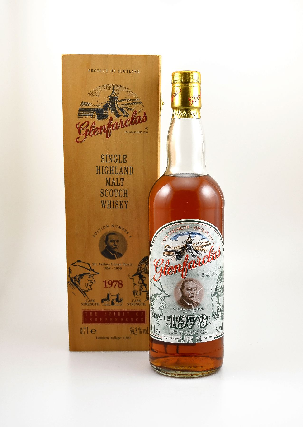 Detail a: 1 Flasche 1978 Glenfarclas Single Highland Malt Scotch Whisky, distilled and bottled by J. & G. Grant Glenfarclas Distillery, Speyside, ca. 70 cl, ...