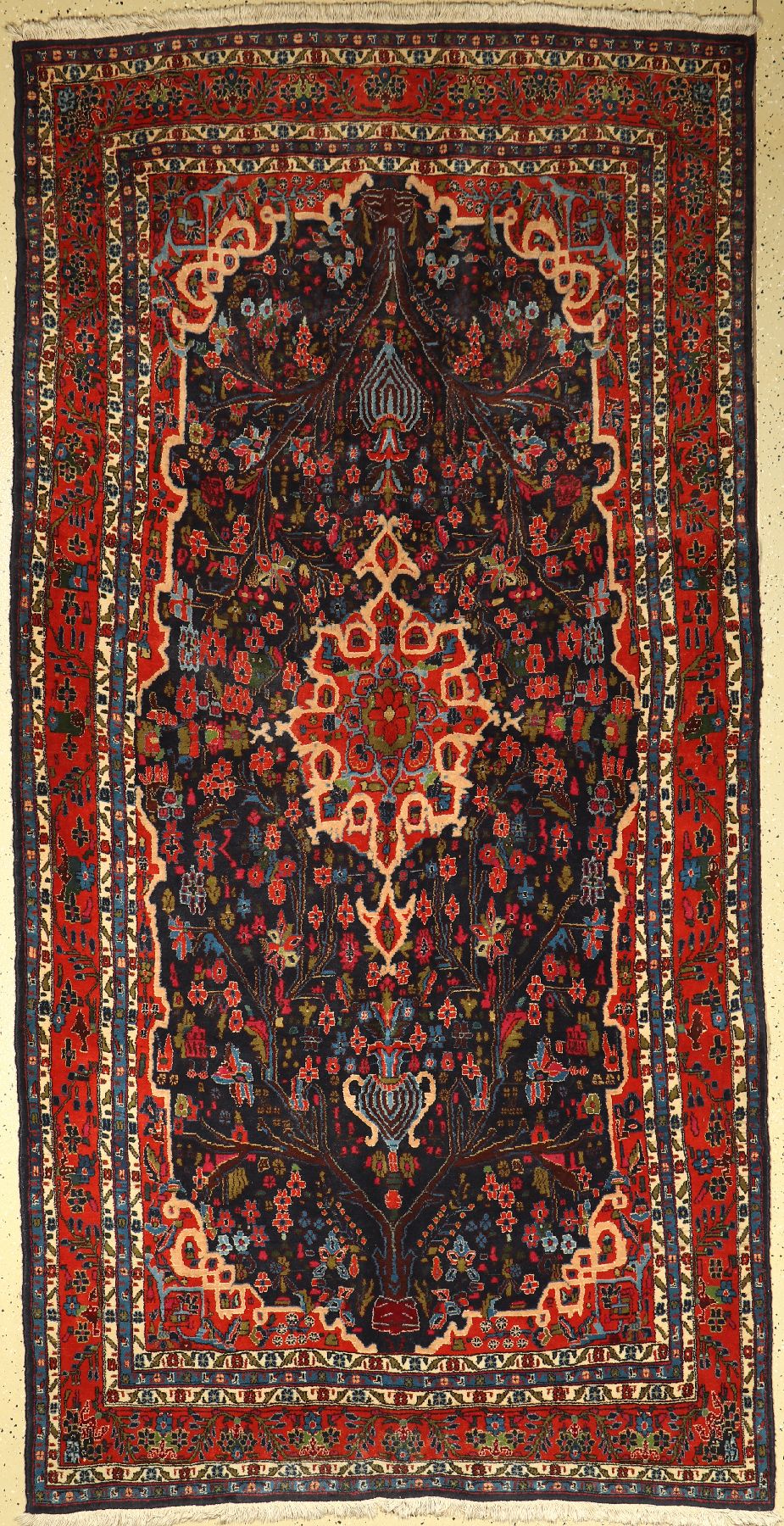 Bidjar alt, Persien, ca. 60 Jahre, Wolle auf Baumwolle, ca. 285 x 145 cm, EHZ: 2-3
