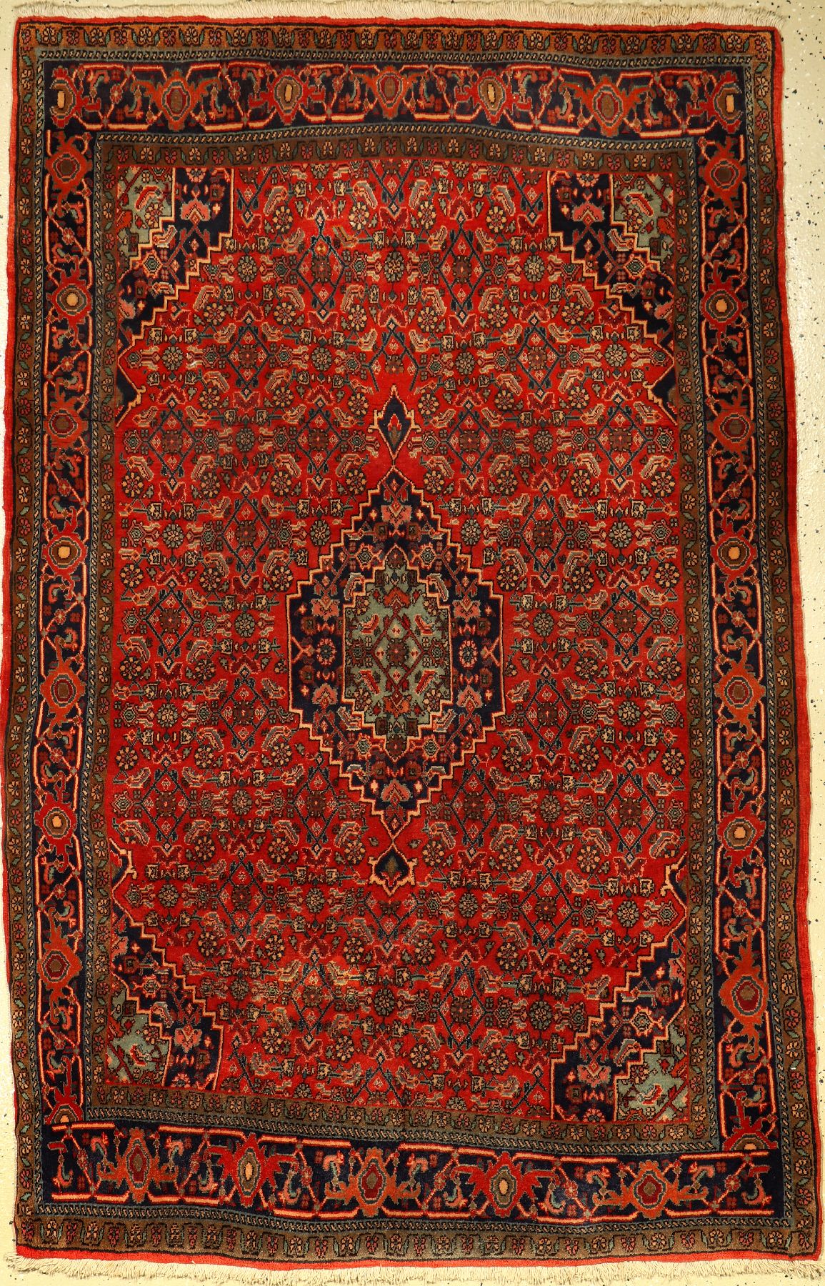 Bidjar alt, Persien, ca. 60 Jahre, Korkwolle, ca. 186 x 122 cm, EHZ: 2