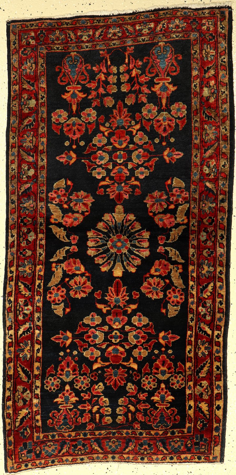 Sarogh, Persien, um 1920, Wolle auf Baumwolle, ca. 147 x 74 cm, EHZ: 2-3