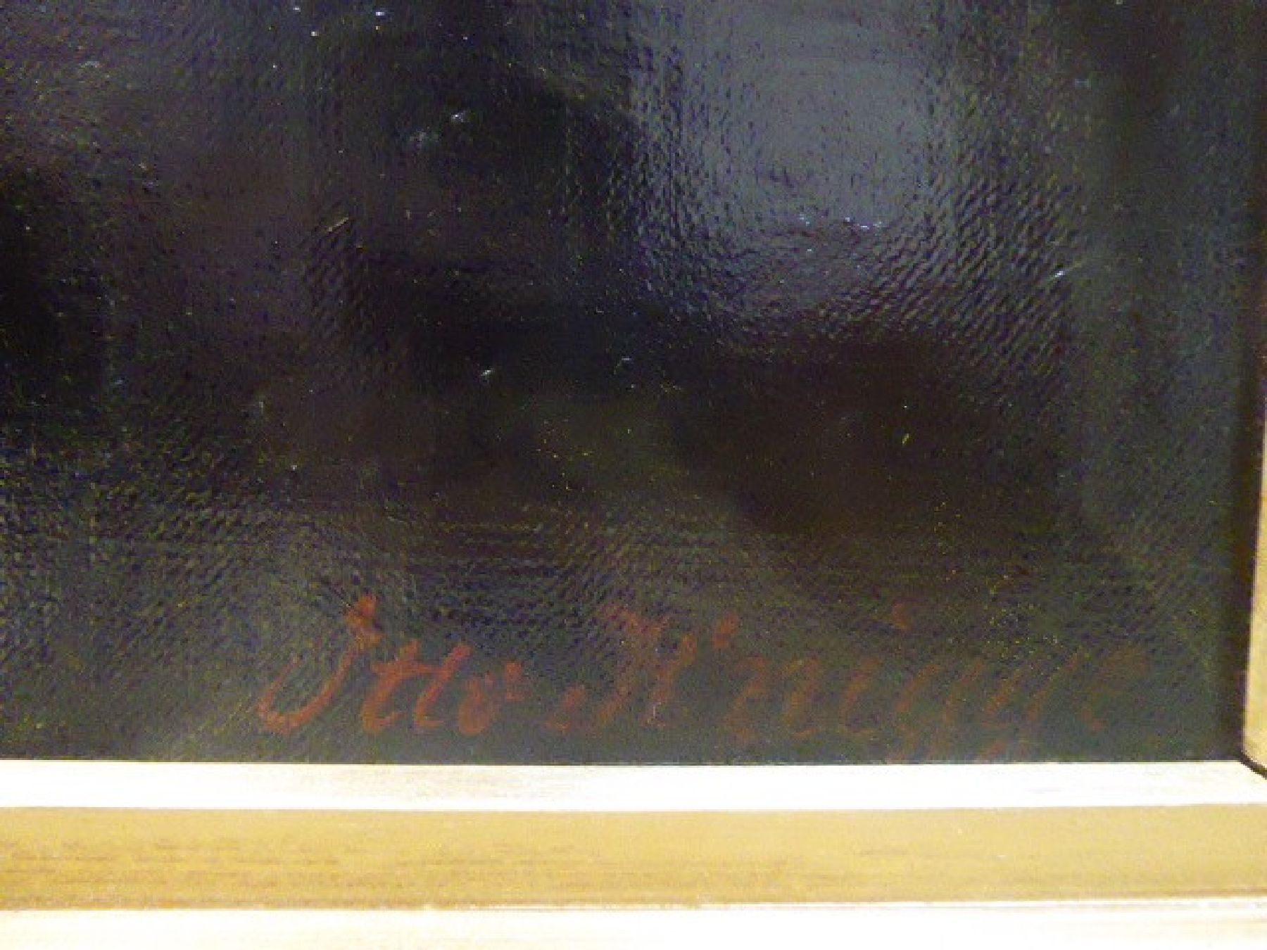 Detail d: Albert Otto Knigge, 1835-1883, zwei Portraits eines Ehepaares, Öl/Platte, rechts unten signiert, rückseitig betitelt Apotheker in Tegenhof, jeweils ...