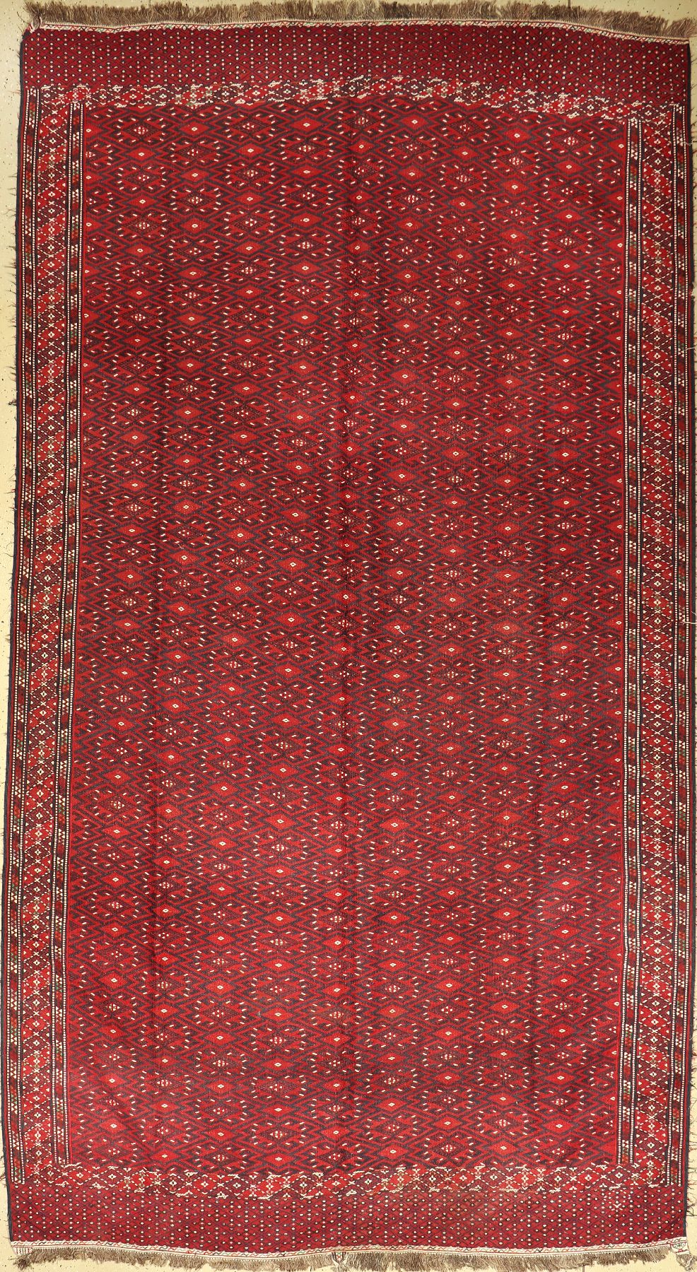 Jomut Palasi Kelim, Turkmenistan, um 1920/30, Wolle auf Wolle, ca. 380 x 208 cm, EHZ: 2
