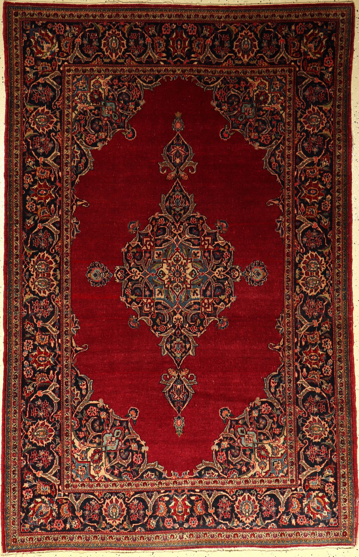 Keschan alt, Persien, ca. 50 Jahre, Wolle auf Baumwolle, ca. 207 x 135 cm, EHZ: 3