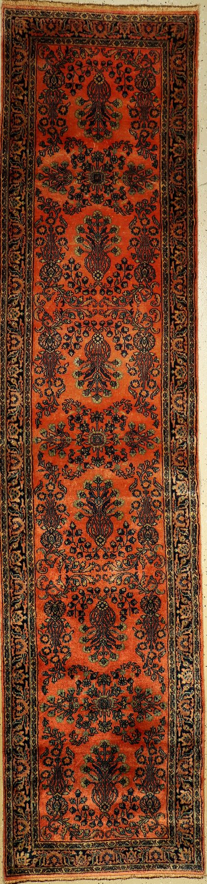 Indo Sarogh fein, Indien, ca. 40 Jahre, Korkwolle, ca. 350 x 81 cm, EHZ: 2