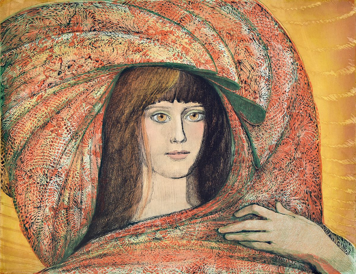 Ernst Fuchs, 1930 Wien-2015, Farbradierung, handsigniert und nummeriert 56/190, Abb. ca. 56x190cm, Blattgr. ca. 63x91 cm, ausserhalb der Abb. leicht ...