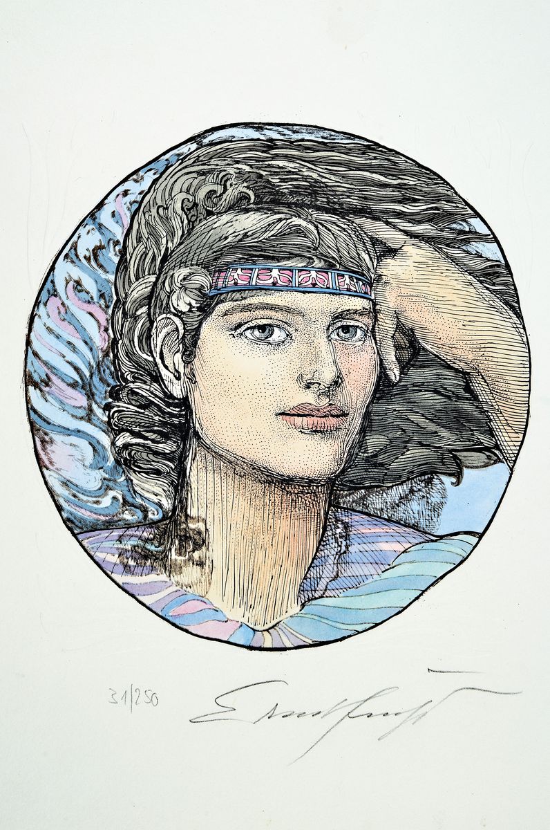 Ernst Fuchs, 1930 Wien-2015, drei Farblithographien, alle handsigniert, num. 23/250, 31/250 und 28/250, versch. Größen