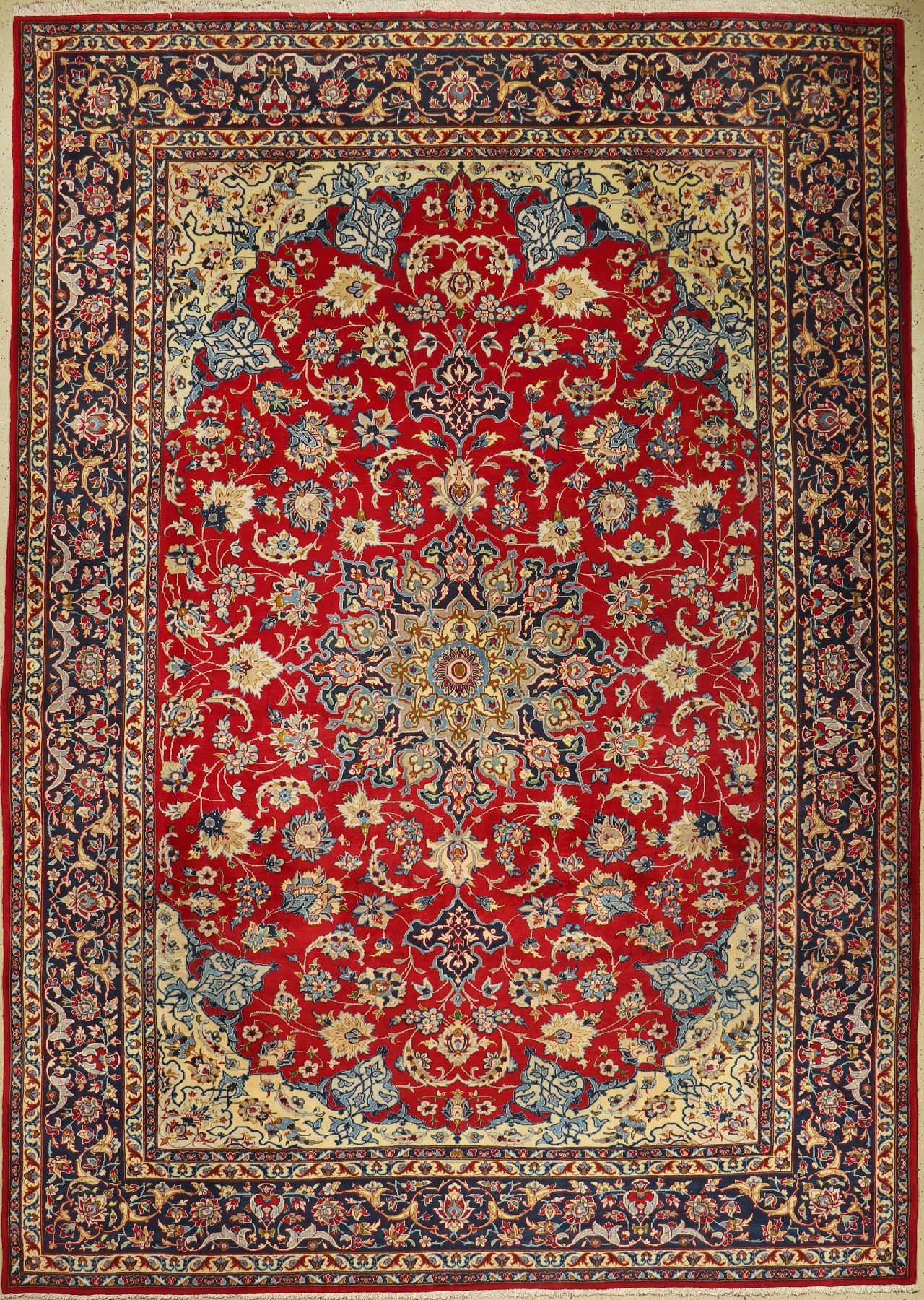 Nadjafabad alt, Persien, ca. 50 Jahre, Wolle auf Baumwolle, ca. 407 x 289 cm, EHZ: 2-3