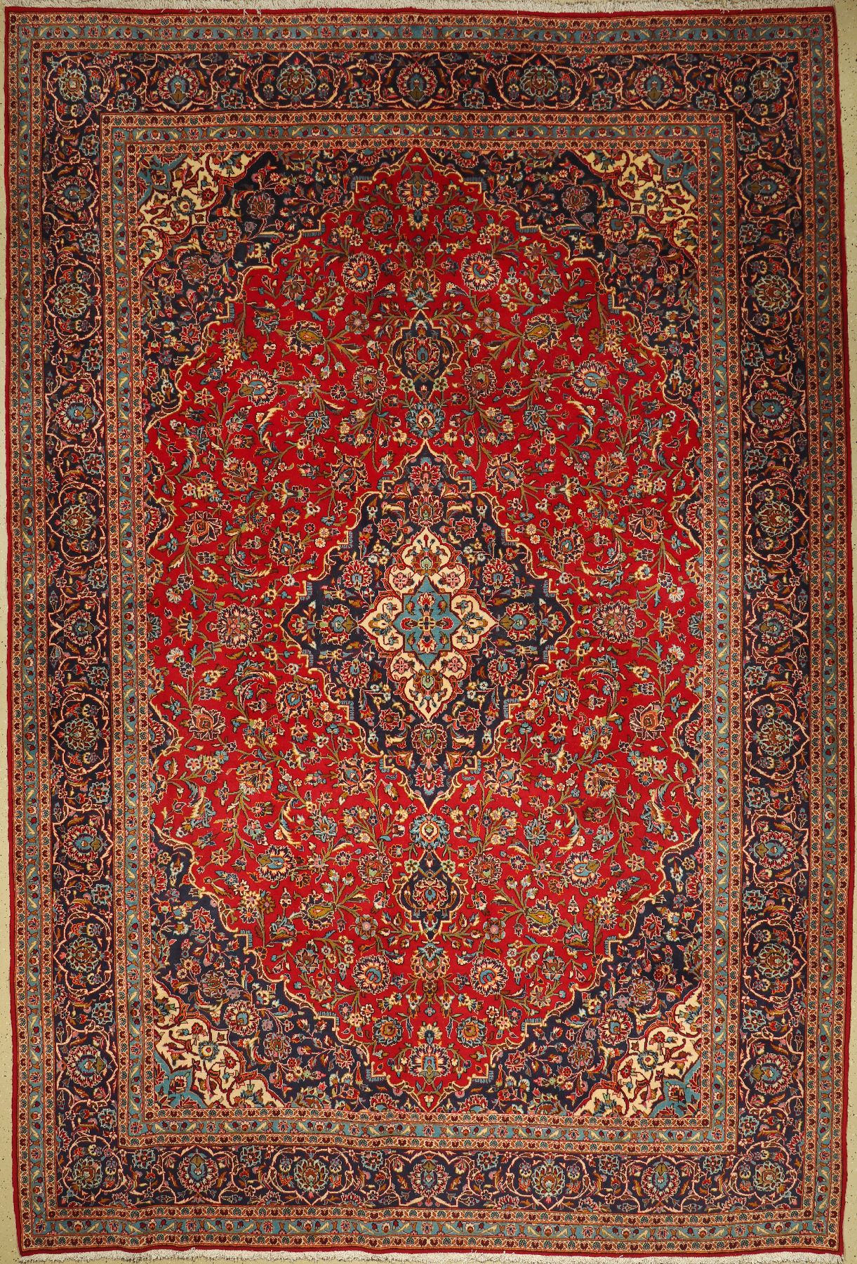 Keschan alt, Persien, ca. 40 Jahre, Wolle auf Baumwolle, ca. 437 x 295 cm, EHZ: 2