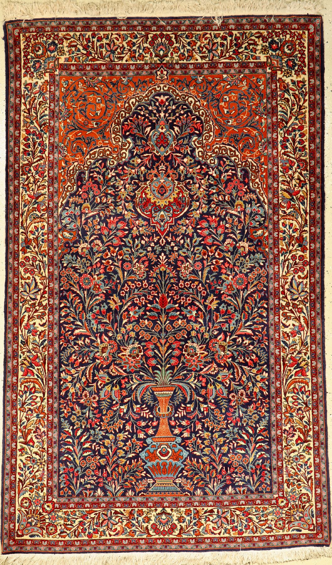 Giasabad fein, Persien, ca. 40 Jahre, Korkwolle, ca. 211 x 126 cm, EHZ: 2